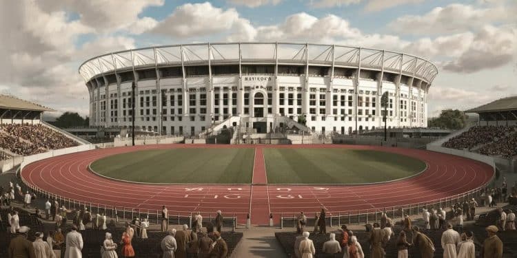 Le Stade White City de Londres : Une Histoire Olympique Insolite - Viral Mag Découvrez lhistoire méconnue du Stade White City de Londres théâtre de moments marquants des Jeux Olympiques de 1908 de défaites cuisantes aux courses de lévriers Viral Mag