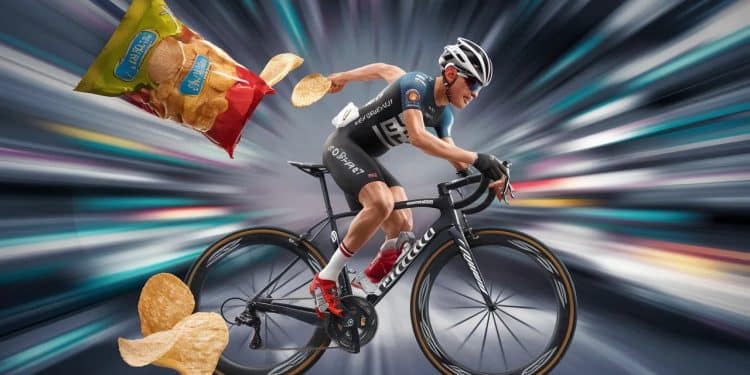 Le Tour de France au cœur d’un incident insolite ! - Viral Mag Tadej Pogacar freiné par un paquet de chips lors de son attaque parvient tout de même à simposer Retour sur ce moment surréaliste Viral Mag