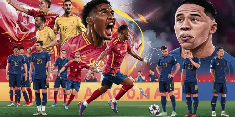 L’élimination cruelle des Bleus face à une Espagne magistrale - Viral Mag Retour sur la défaite des Bleus en demi finale de lEuro 2024 face à une Espagne époustouflante Analyse des points clés du match   Viral Mag