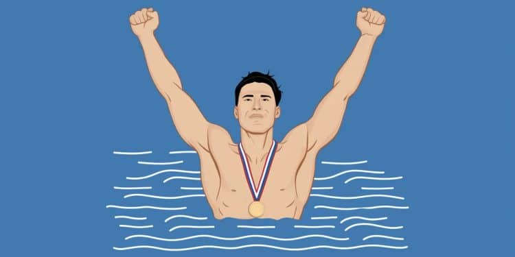 Léon Marchand, le phénomène de la natation française - Viral Mag Léon Marchand double médaillé dor aux Jeux Olympiques de Paris 2024 continue de marquer lhistoire de la natation Découvrez son parcours exceptionnel   Viral Mag