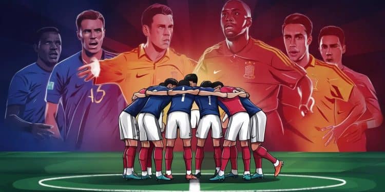L’Équipe de France prête à briller sans Griezmann ? - Viral Mag Découvrez la composition surprenante des Bleus face à lEspagne en demi finale de lEuro Une titularisation choc qui pourrait changer la donne   Viral Mag