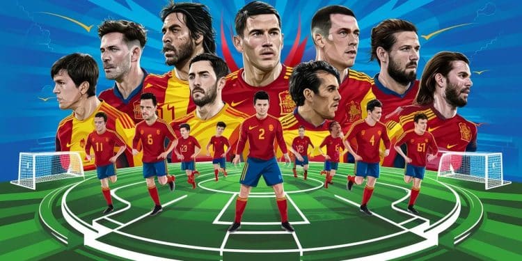 L’équipe type de l’Euro 2024 : L’Espagne domine, la France suit - Viral Mag LUEFA dévoile son équipe type de lEuro 2024 avec six Espagnols deux Français et quelques surprises Découvrez la sélection des meilleurs joueurs du tournoi   Viral Mag