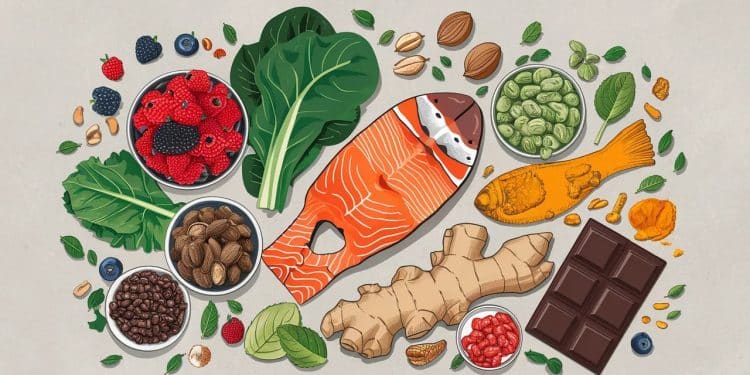Les 7 Nutriments Anti-Inflammatoires les Plus Puissants - Viral Mag Découvrez les 7 nutriments anti inflammatoires les plus efficaces pour lutter contre linflammation chronique et améliorer votre santé globale   Viral Mag