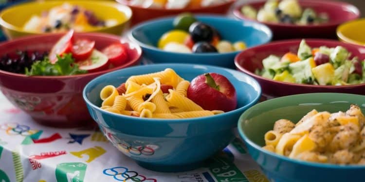 Les athlètes olympiques adoptent les bols à pâtes pour tous leurs repas - Viral Mag Découvrez pourquoi les bols à pâtes font fureur au village olympique de Paris et comment vous équiper à partir de 6€ pièce Viral Mag