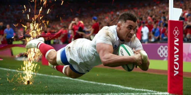 Les Bleus en finale du tournoi olympique de rugby à 7 ! - Viral Mag Léquipe de France de rugby à 7 sest qualifiée pour la finale olympique en dominant lAfrique du Sud assurant une médaille à la France Viral Mag