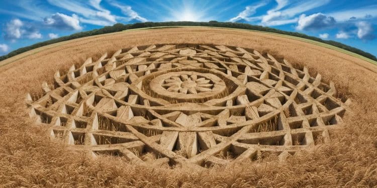 Plongez dans lunivers fascinant des cercles de culture Origine extraterrestre canular élaboré ou phénomène naturel  Découvrez les théories   Viral Mag