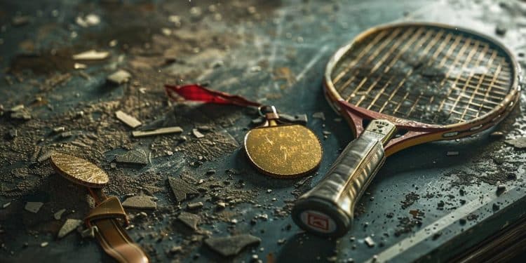 Découvrez comment la joie de Wang Chuqin médaillé dor chinois en tennis de table a tourné au cauchemar à cause dun simple accident de raquette   Viral Mag