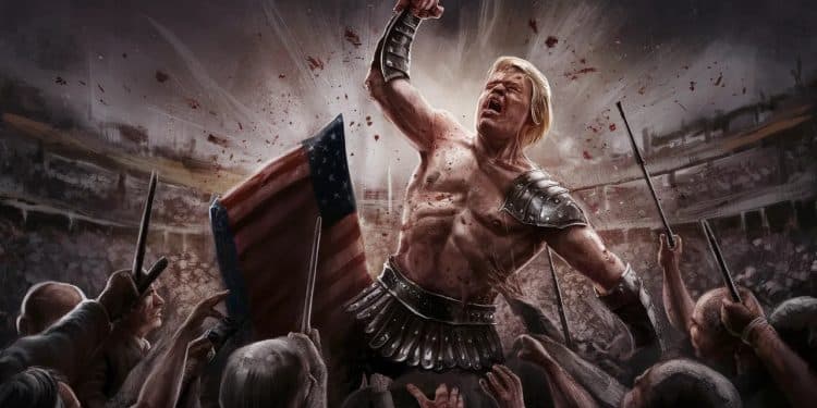 Malgré une tentative dassassinat Donald Trump tel un gladiateur dans larène émerge plus fort que jamais à la Convention Républicaine de Milwaukee   Viral Mag