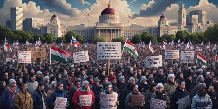 Manifestations en Israël : Appel à une Trêve à Gaza - Viral Mag Des milliers dIsraéliens manifestent pour demander une trêve et la libération des otages à Gaza alors que le conflit entre dans son 10ème mois Viral Mag