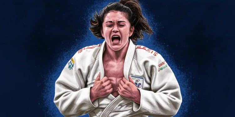 La championne du monde Marie Eve Gahié a vu ses espoirs de médaille olympique senvoler en seulement 40 secondes lors des Jeux de Paris 2024   Viral Mag