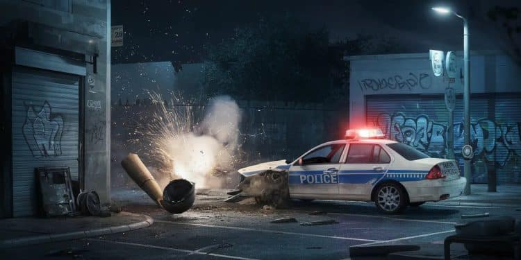 Marseille : Des Policiers Pris Pour Cible Par Des Tirs De Mortiers - Viral Mag Lors dune patrouille de nuit à Marseille un équipage de police a essuyé des tirs de mortiers dartifice Lun des assaillants âgé de 16 ans a été interpellé Viral Mag