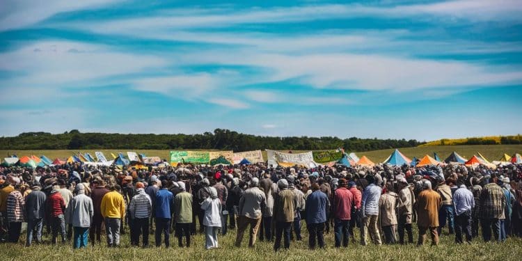Les militants anti bassines ne comptent pas sarrêter après un rassemblement massif ce week end dans les Deux Sèvres jusquà lobtention dun moratoire   Viral Mag