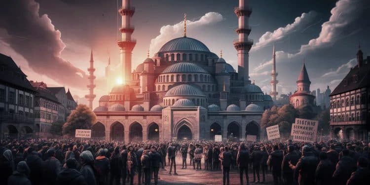 Metz : Financement Municipal pour la Grande Mosquée, un Débat Houleux - Viral Mag La ville de Metz participe au financement de la future Grande Mosquée à hauteur de 490 000 € suscitant de vifs débats sur la laïcité et le concordat dAlsace Moselle Viral Mag