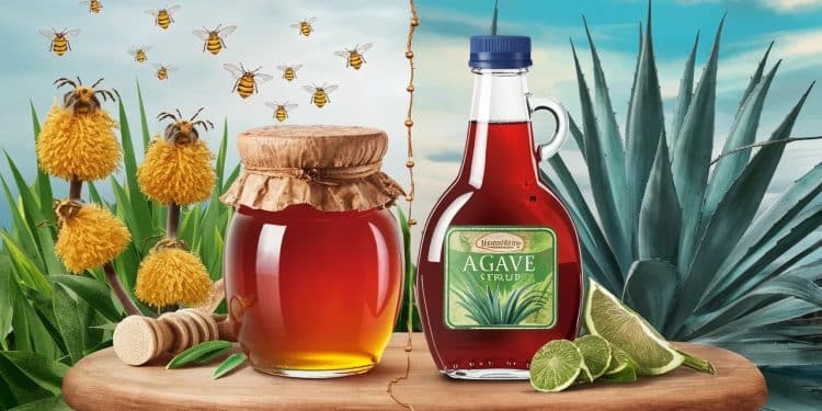 Découvrez les différences surprenantes entre le miel et lagave Lequel est le plus sain  Peuvent ils se substituer lun à lautre en cuisine  Les réponses ici   Viral Mag