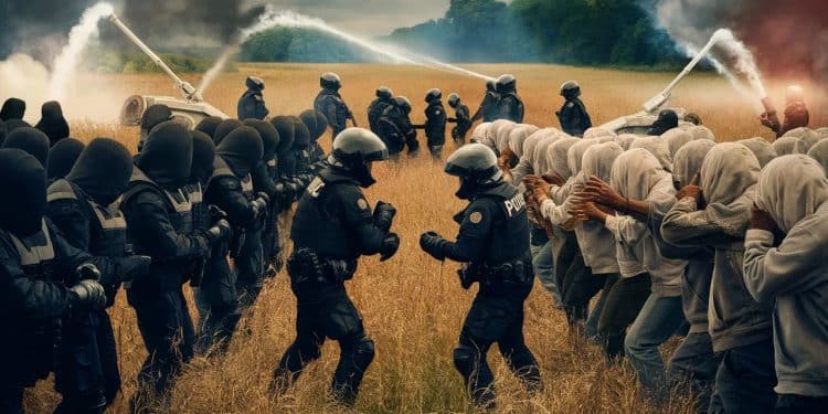 Mobilisation Anti-Bassines : Craintes d’Actes de Grande Violence - Viral Mag Le ministre de lIntérieur Gérald Darmanin redoute des affrontements violents lors des manifestations anti bassines prévues dans le Poitou Viral Mag