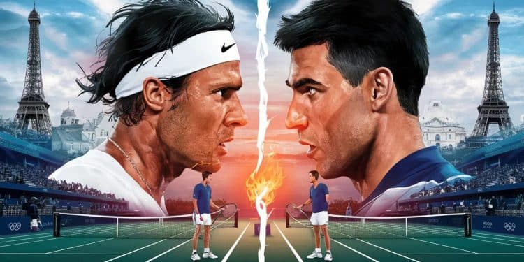 Les légendes du tennis Rafael Nadal et Novak Djokovic sont tombées dans la même partie de tableau et risquent de se retrouver face à face très tôt dans le tournoi olympique de tennis à Paris   Viral Mag