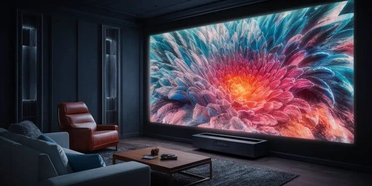 Optoma UHD38X : Le vidéoprojecteur ultime pour votre home cinéma - Viral Mag Découvrez lOptoma UHD38X le vidéoprojecteur 4K qui va révolutionner vos soirées cinéma et gaming Profitez dune promotion exceptionnelle Viral Mag