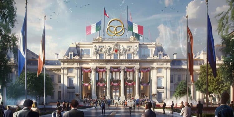 Ouverture des JO Paris 2024 : L’Élysée en effervescence - Viral Mag Emmanuel Macron accueille les chefs dÉtat étrangers à lÉlysée avant la cérémonie douverture des JO Paris 2024 Une réception grandiose pour un événement historique Viral Mag