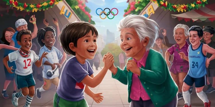 Paris 2024 : Une réconciliation olympique touchante - Viral Mag Découvrez comment un petit garçon et une vieille dame allemande ont réconcilié une Parisienne avec lesprit des Jeux Olympiques Viral Mag
