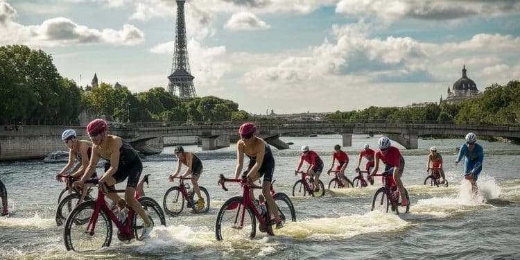 Paris triomphe dans la Seine : le miracle olympique accompli - Viral Mag Revivez le triathlon historique des JO 2024 dans la Seine un symbole fort de la réussite écologique et sportive de Paris Plongez dans lémotion Viral Mag
