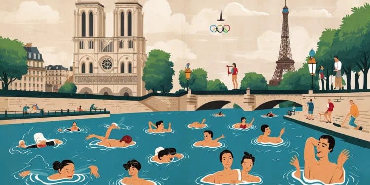 Plongée dans l’histoire des baignades en Seine à Paris - Viral Mag Des bains nudistes du 17e siècle aux JO 2024 découvrez la fascinante évolution des baignades en Seine à Paris Une histoire riche en surprises Viral Mag