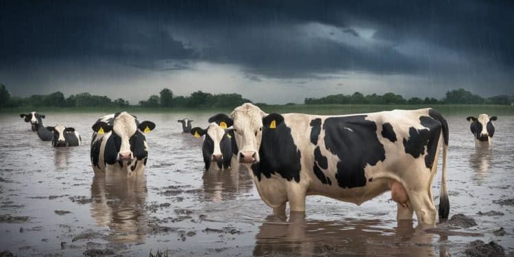 Les intempéries à répétition depuis lautomne ont fortement impacté la production laitière en Loire Atlantique Les agriculteurs inquiets demandent une aide financière durgence   Viral Mag