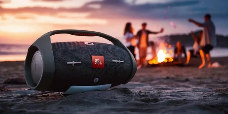 Promotion incroyable sur l’enceinte portable JBL Boombox 3 Wifi 2024 - Viral Mag Découvrez lenceinte portable ultime JBL Boombox 3 Wifi en promotion exclusive sur Amazon Un son puissant et une connectivité sans faille pour animer vos soirées Viral Mag