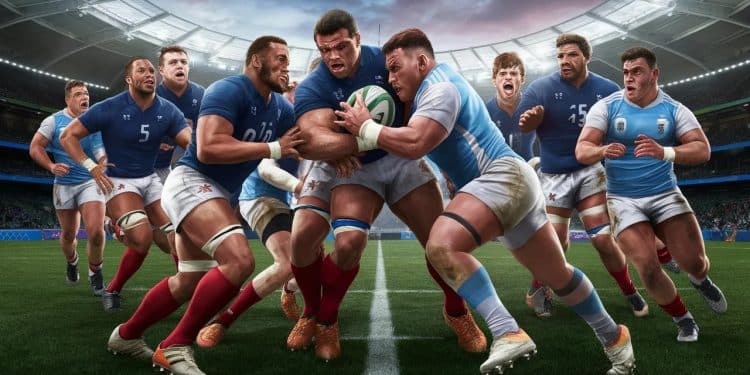 Quand les Bleus du rugby à 7 affrontent l’Argentine aux JO - Viral Mag Revivez le choc France Argentine en quarts de finale du tournoi olympique de rugby à 7 Retrouvailles musclées entre deux équipes au sommet Viral Mag