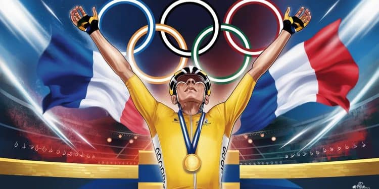 Remco Evenepoel : Le triomphe d’un champion olympique - Viral Mag Remco Evenepoel remporte la médaille dor olympique en contre la montre et partage sa joie avec son compatriote Wout van Aert médaillé de bronze Retour sur cet exploit historique   Viral Mag