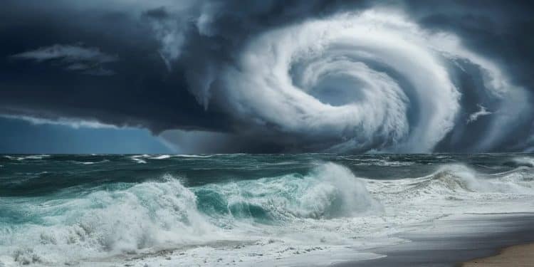 Renforcement des typhons en Asie du Sud-Est dû au changement climatique - Viral Mag Une étude révèle que les typhons en Asie du Sud Est se forment plus près des côtes et perdurent plus longtemps à cause du réchauffement climatique menaçant les populations vulnérables Viral Mag