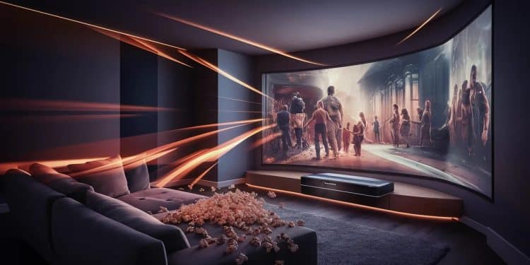 Révolution Home Cinéma : Le Projecteur Ultra Courte Focale à Prix Cassé - Viral Mag Le projecteur Formovie Theater transforme votre salon en salle de cinéma privée Profitez dune immersion 4K saisissante à un prix imbattable Viral Mag