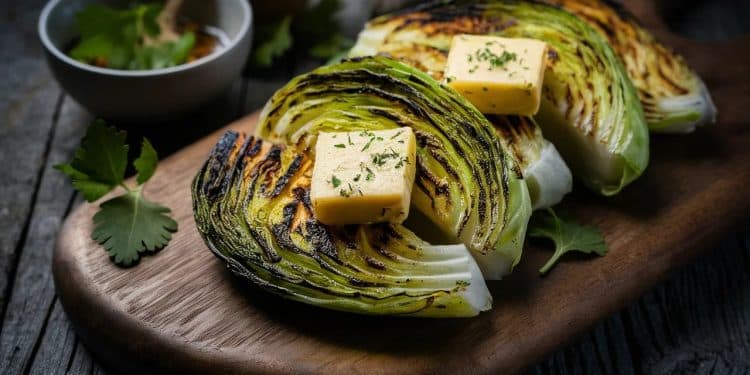 Révolutionnez vos grillades estivales avec ce chou grillé au beurre citronné ! - Viral Mag Découvrez la recette incontournable de lété le chou grillé au beurre citronné Une explosion de saveurs qui va enchanter vos papilles Viral Mag