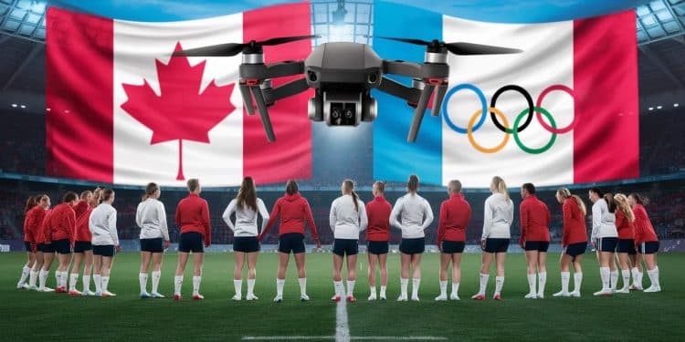Coup dur pour léquipe féminine canadienne de football aux JO de Paris Suite à laffaire despionnage par drone la FIFA retire 6 points au Canada fragilisant ses chances de qualifications   Viral Mag