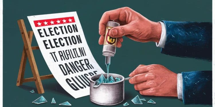 Scandale électoral : du verre pilé dans les affiches d’un candidat - Viral Mag Un candidat RN LR accuse son opposant Renaissance davoir introduit du verre pilé dans la colle de ses affiches blessant plusieurs militants Viral Mag