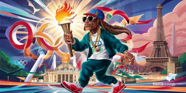 Snoop Dogg Enflamme Paris 2024 : Le Show Incroyable Du Rappeur Avec La Flamme Olympique - Viral Mag Snoop Dogg légende du rap crée lévénement aux JO de Paris 2024 en portant la flamme olympique Découvrez les coulisses de ce moment inoubliable Viral Mag
