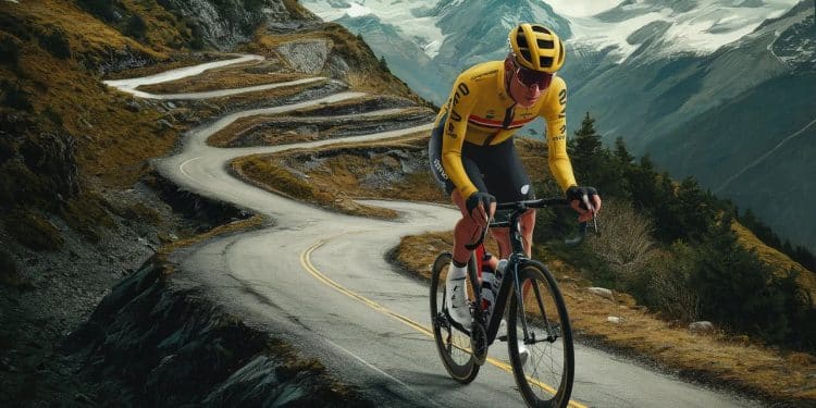 Tadej Pogacar triomphe au Pla d’Adet et conforte son maillot jaune - Viral Mag Pogacar réalise un numéro fantastique dans lascension finale de la 14e étape du Tour de France reprenant du temps à Vingegaard Viral Mag