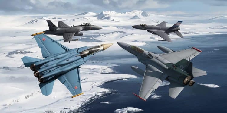 Tension en Arctique : Des avions russes repoussent des bombardiers US - Viral Mag La Russie a fait décoller des chasseurs pour empêcher des bombardiers américains de franchir sa frontière au dessus de la mer de Barents en Arctique Découvrez les détails de cet incident   Viral Mag