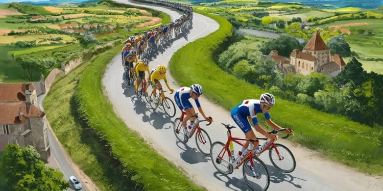 Tour de France 2024 : Un Duo Tricolore Mène la Danse, la Lidl-Trek Contrôle l’Arrière - Viral Mag Le Tour de France 2024 réserve son lot de surprises en ce 5ème jour de course Un duo français crée la surprise en tête tandis que la Lidl Trek gère en retrait Vers une victoire tricolore à Saint Vulbas Viral Mag