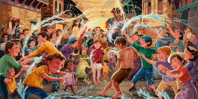 En Arménie une tradition millénaire transforme un jour de juillet en véritable bataille deau géante Découvrez les origines fascinantes de cette fête unique   Viral Mag