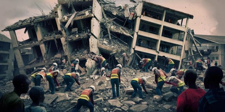 Tragédie au Nigeria : 16 Élèves Tués dans l’Effondrement d’une École - Viral Mag Un drame terrifiant sest déroulé au Nigeria faisant 16 victimes parmi les élèves dune école effondrée Découvrez les détails de cette tragédie qui a choqué le pays Viral Mag