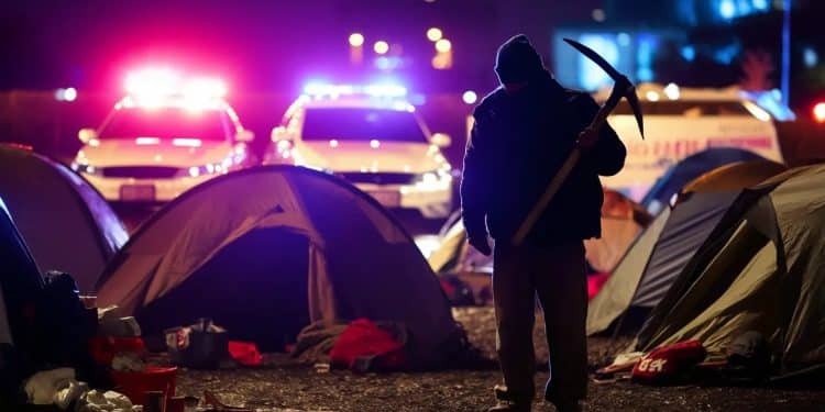 Un SDF brutalement assassiné dans un campement à Bordeaux - Viral Mag Drame dans un campement de SDF à Bordeaux un homme tué à coups de pioche lors dune violente dispute Le suspect également sans abri placé en garde à vue Viral Mag