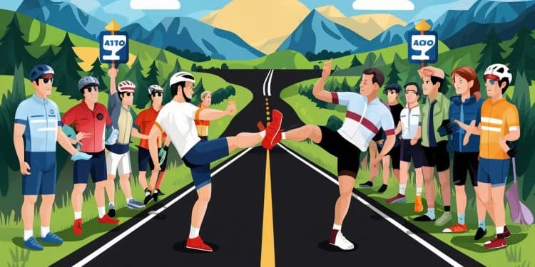 Lors de la 15e étape du Tour de France la tension était palpable entre deux spectateurs conduisant à une brève mais intense altercation   Viral Mag