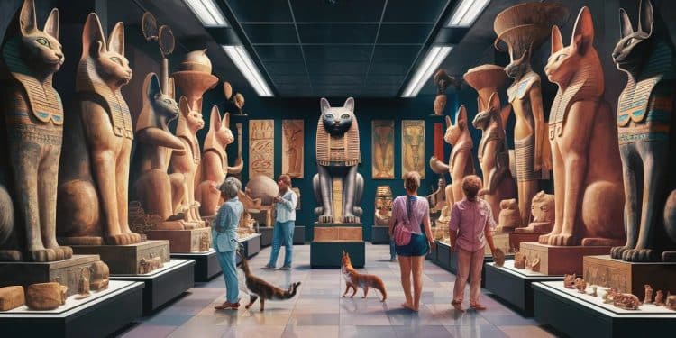 Le musée de Shanghai organise une exposition dédiée aux chats un événement inédit qui célèbre leur importance dans lancienne Égypte Une occasion unique pour les propriétaires de chats   Viral Mag