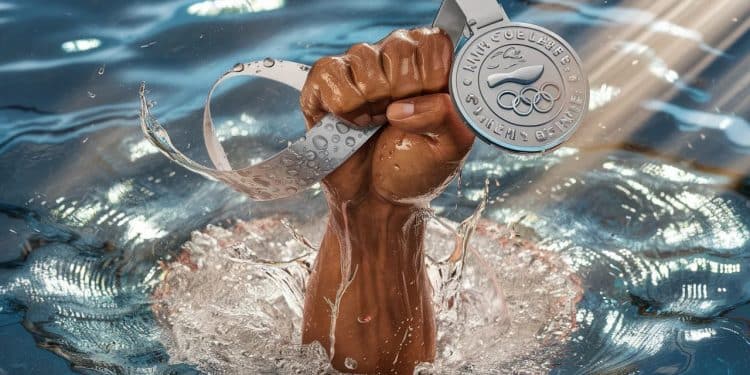 Une Médaille Olympique Argentée pour Anastasiia Kirpichnikova - Viral Mag La Française Anastasiia Kirpichnikova décroche largent au 1500m nage libre des JO de Paris 2024 apportant la 25e médaille à la France Viral Mag