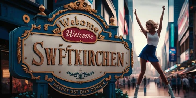 Une Ville Allemande se Renomme en l’Honneur de Taylor Swift - Viral Mag La ville de Gelsenkirchen en Allemagne change temporairement de nom pour devenir Swiftkirchen à loccasion des concerts de Taylor Swift Viral Mag