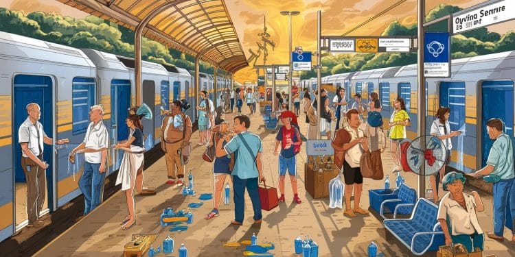 Face à la canicule la SNCF et la RATP mettent en place des mesures préventives pour le confort des voyageurs pendant les JO de Paris 2024   Viral Mag