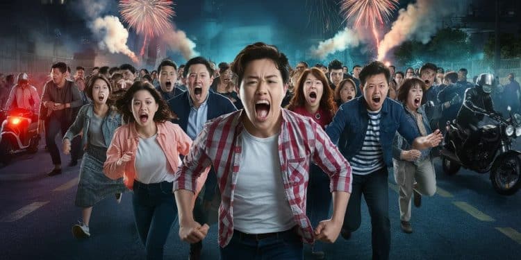 Deux motards cagoulés sèment la terreur en tirant des mortiers sur la foule après le feu dartifice du 14 juillet au Thillay Une femme touchée aux jambes   Viral Mag