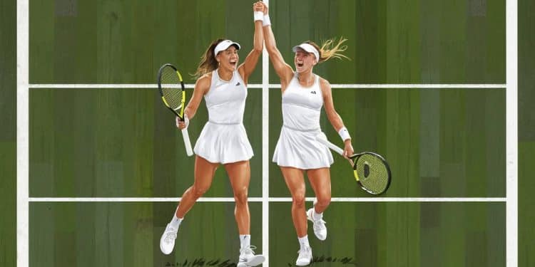 Le tennis français brille à Wimbledon  Garcia et Mladenovic poursuivent leur parcours en doubles féminin après une victoire probante   Viral Mag