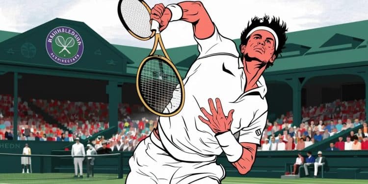 Wimbledon : Novak Djokovic Surclasse Holger Rune en Trois Sets - Viral Mag Novak Djokovic tête de série n°2 a écarté sans difficulté le jeune danois Holger Rune pour se hisser en quarts de finale de Wimbledon Récit et analyse de ce match à sens unique   Viral Mag