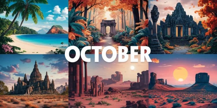 Découvrez les 17 meilleures destinations ensoleillées en octobre pour des vacances de rêve loin de la grisaille automnale Des plages paradisiaques aux forêts colorées il y en a pour tous les goûts    Viral Mag